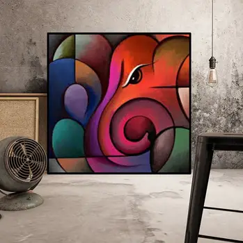 hand painted Indian art abstract oil painting animal elephant on Canvas for wall decoration
hand painted Indian art abstract oil painting animal elephant on Canvas for wall decoration