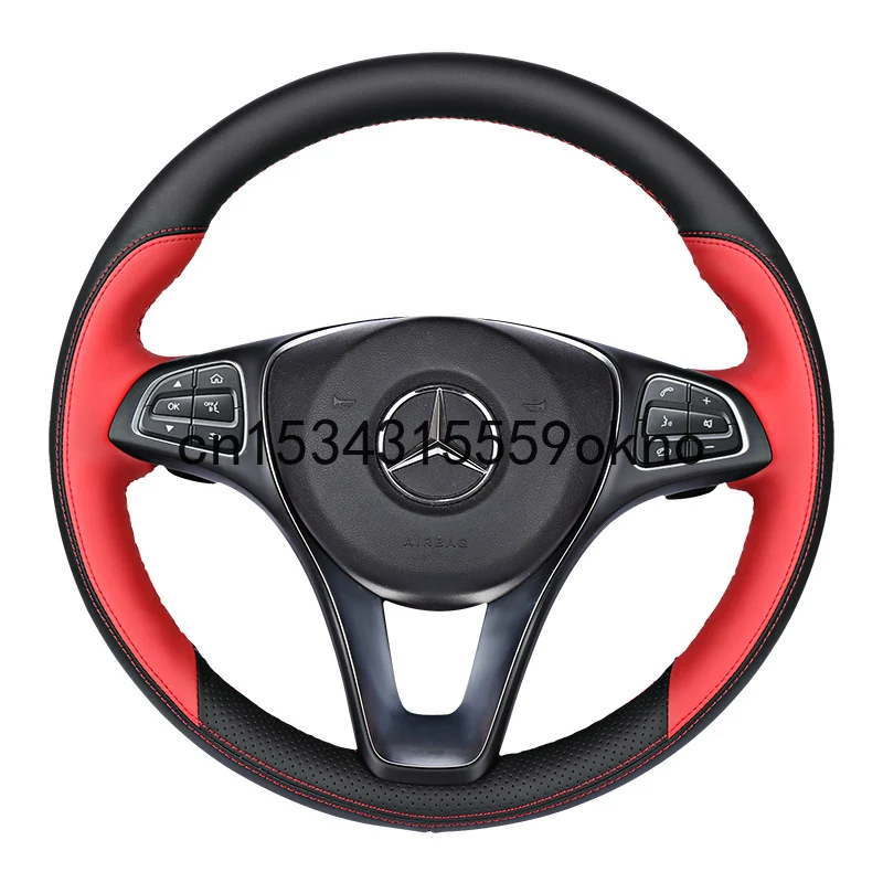 DIY Stitching Steering Wheel Cover For Benz B180 B200 V260L EQC Car Assessoires Interior
DIY Stitching Steering Wheel Cover For Benz B180 B200 V260L EQC Car Assessoires Interior