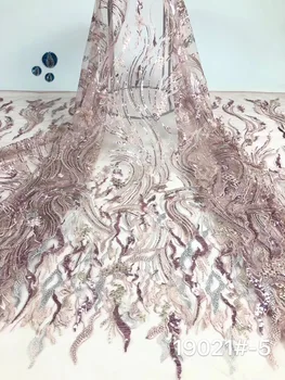 Pink 2019 African Beaded Tulle Lace Fabric High High Quality Lace Material Net French Embroidery Nigeria Lace Fabric 
Pink 2019 African Beaded Tulle Lace Fabric High High Quality Lace Material Net French Embroidery Nigeria Lace Fabric
