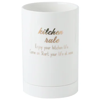 Ceramics Chopsticks Box Kitchen Chopsticks Spoon Storage Holder Tableware Drainer Box for Home (White, Golden English Sentence S
Ceramics Chopsticks Box Kitchen Chopsticks Spoon Storage Holder Tableware Drainer Box for Home (White, Golden English Sentence S