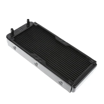 240mm 18 Tubes Aluminum Computer Water Cooling Radiator with Screws Heat Sink Part Exchanger CPU Heat Sink for PC Laptop Desktop
240mm 18 Tubes Aluminum Computer Water Cooling Radiator with Screws Heat Sink Part Exchanger CPU Heat Sink for PC Laptop Desktop