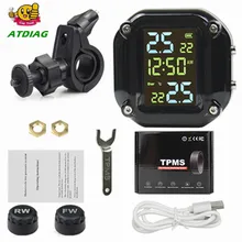 2021 USB Solar Charging Motorcycle TPMS Motor Tire Pressure Tyre Temperature Monitoring Alarm System with 2 External Sensors 2021 USB Solar Charging Motorcycle TPMS Motor Tire Pressure Tyre Temperature Monitoring Alarm System with 2 External Sensors