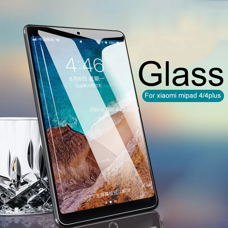 Protective Glass for Xiaomi Mi Pad 4 Plus Screen Protector Tempered MiPad Tablet 4plus 10.1 8 Inch Film | Компьютеры и офис