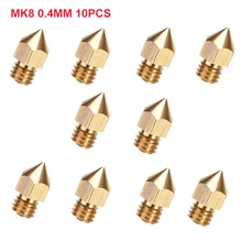 10 PCS MK8 Extruder Nozzle 0.2 0.3 0.4 0.5 0.6 0.8 1.0 mm 1.75mm 3.0mm for 3D Printer Makerbot Anet A8 Creality CR-10 CR-10S S4
10 PCS MK8 Extruder Nozzle 0.2 0.3 0.4 0.5 0.6 0.8 1.0 mm 1.75mm 3.0mm for 3D Printer Makerbot Anet A8 Creality CR-10 CR-10S S4