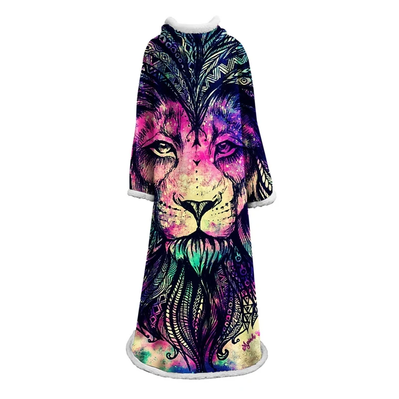 WENYUJH 2020 Latest Wolf Hooded Blanket Multifunction Warm Blanket Personalized Print Thick Home Blanket For Adult Children
WENYUJH 2020 Latest Wolf Hooded Blanket Multifunction Warm Blanket Personalized Print Thick Home Blanket For Adult Children