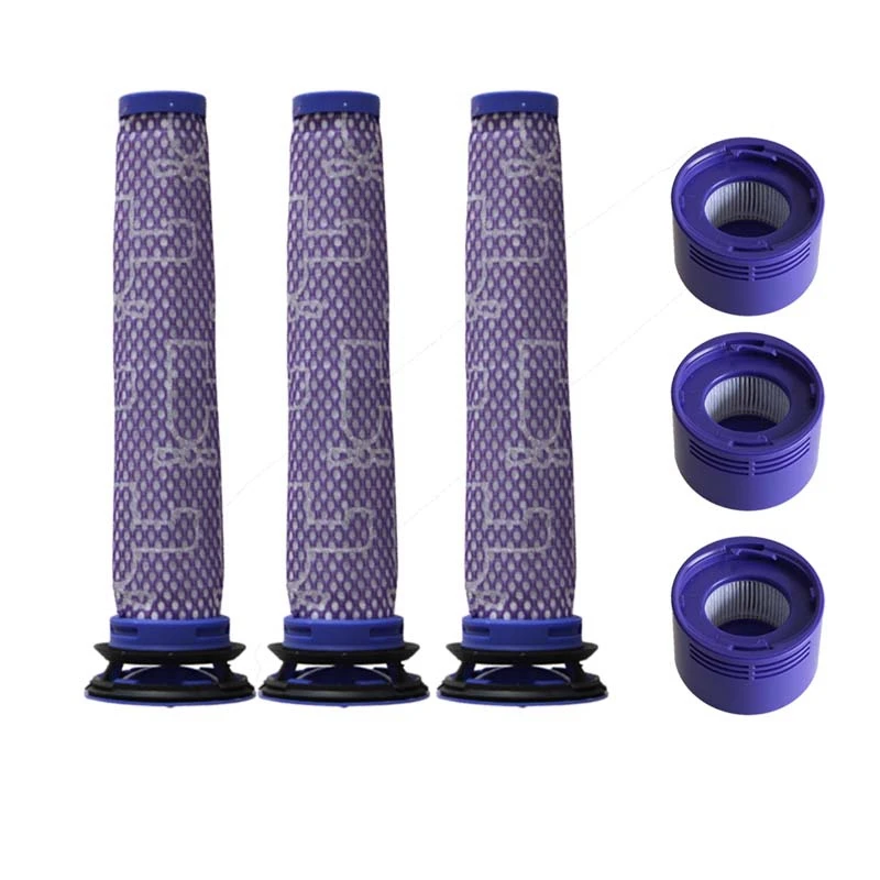 6 Pack Vacuum Filter Replacement Kit for Dyson Dyson V6+, Absolute Animal Vacuums, 3 HEPA Post Filter, 3 Pre Filter, Replaces Pa
6 Pack Vacuum Filter Replacement Kit for Dyson Dyson V6+, Absolute Animal Vacuums, 3 HEPA Post Filter, 3 Pre Filter, Replaces Pa