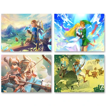 Home Decor Game Diamond The Legend of Zelda Painting Full Round Drill Cross Stitch Picture Embroidery Gift Handmade Wall Sticker
Home Decor Game Diamond The Legend of Zelda Painting Full Round Drill Cross Stitch Picture Embroidery Gift Handmade Wall Sticker