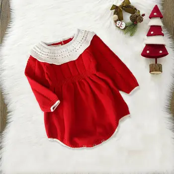 Pudcoco New Arrival Winter Warm Newborn Baby Girls Clothes Knit Romper Wool Sweater Toddler Jumpsuit Casual Solid Red Outfits 
Pudcoco New Arrival Winter Warm Newborn Baby Girls Clothes Knit Romper Wool Sweater Toddler Jumpsuit Casual Solid Red Outfits