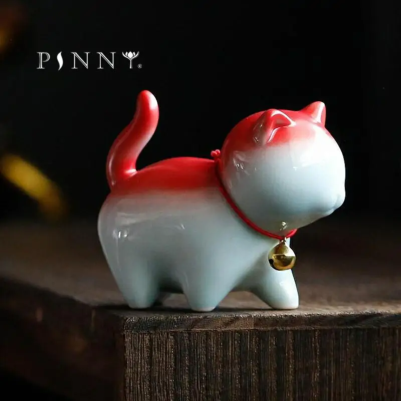 PINNY Cute Kitten Ornaments Estatuas Ceramics Lucky Cat Statues Home Decoration Accessories Modern Ceramic Crafts Decorative
PINNY Cute Kitten Ornaments Estatuas Ceramics Lucky Cat Statues Home Decoration Accessories Modern Ceramic Crafts Decorative