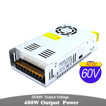 Best Quality Switching Power Supply DC 60V 8A 480W Driver AC 110V 220V Input To DC60V Power Adapter for Machine Stepper Motor
Best Quality Switching Power Supply DC 60V 8A 480W Driver AC 110V 220V Input To DC60V Power Adapter for Machine Stepper Motor