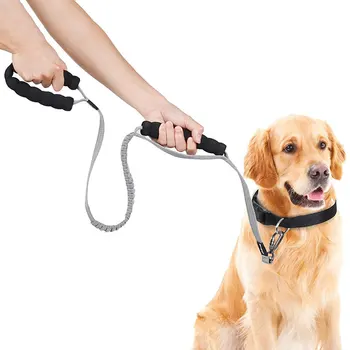 Anti Pull Training Dog Leash No Pull traffic stop Shock Absorbing Bungge Pet Leash with 2 control handles
Anti Pull Training Dog Leash No Pull traffic stop Shock Absorbing Bungge Pet Leash with 2 control handles