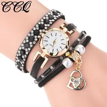 High Quality CCQ Watches Women Vintage Shining Love Pearl Bracelet Watch Dial Analog Quartz Wrist Watch Designer Watches
High Quality CCQ Watches Women Vintage Shining Love Pearl Bracelet Watch Dial Analog Quartz Wrist Watch Designer Watches