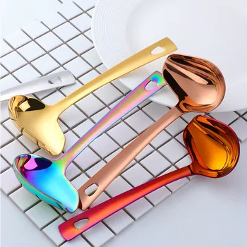 1PC Colorful 18/10 Stainless Steel Sauce Drizzle Spoon with Spout Small Soup Ladle Serving Spoon Creative Oil Spoon Kitchen Tool
1PC Colorful 18/10 Stainless Steel Sauce Drizzle Spoon with Spout Small Soup Ladle Serving Spoon Creative Oil Spoon Kitchen Tool