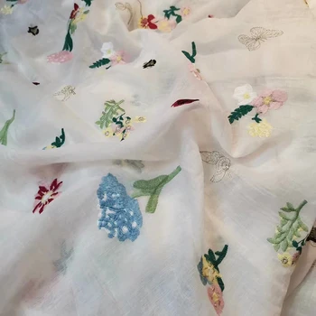 High quality Tencel polyester fabric Small flower embroidery tissus High grade robe dress cheongsam shirt coat pacthwork
High quality Tencel polyester fabric Small flower embroidery tissus High grade robe dress cheongsam shirt coat pacthwork