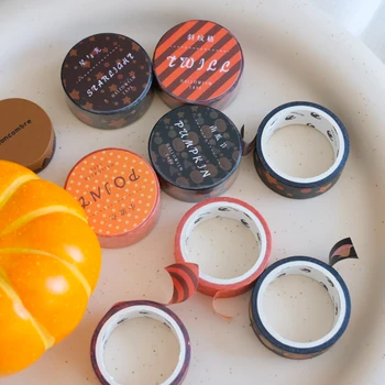 VanYi 4 Designs Pumpkin Ghost Korean Stationery Japanese Decoration Washi Tape Set Office Supplies School Masking Tape Organizer
VanYi 4 Designs Pumpkin Ghost Korean Stationery Japanese Decoration Washi Tape Set Office Supplies School Masking Tape Organizer