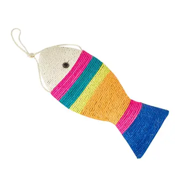 1pc Hanging Fish Cat Scratch Board Fish Shape Cat Scratcher Toy Sisal Pet Scratching Board Cat Toy Supplies
1pc Hanging Fish Cat Scratch Board Fish Shape Cat Scratcher Toy Sisal Pet Scratching Board Cat Toy Supplies