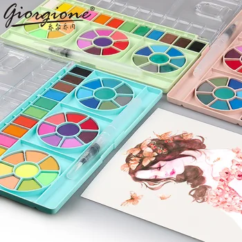 36 Colors Solid Watercolor Painting Pigment Snail Powder Macaron Water Color Painting Hand-painted Portable Paint Art Supplies
36 Colors Solid Watercolor Painting Pigment Snail Powder Macaron Water Color Painting Hand-painted Portable Paint Art Supplies