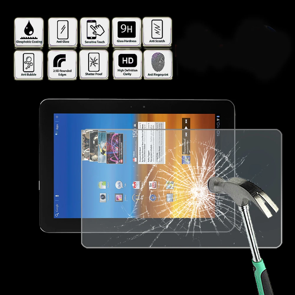 For Samsung Galaxy Tab 10.1 / Tab 10.1 LTE - Tablet Tempered Glass Screen Protector Cover Screen Film Protector Guard Cover
For Samsung Galaxy Tab 10.1 / Tab 10.1 LTE - Tablet Tempered Glass Screen Protector Cover Screen Film Protector Guard Cover