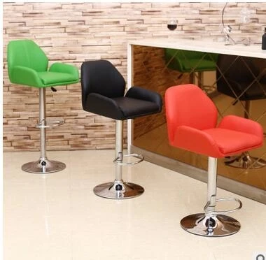 

Lifting rotary high foot bar chair casual thickening bar PU leather chair