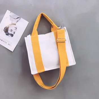 2019ins canvas bag female Korean broadband contrast messenger bag fashion Joker shoulder bag
2019ins canvas bag female Korean broadband contrast messenger bag fashion Joker shoulder bag