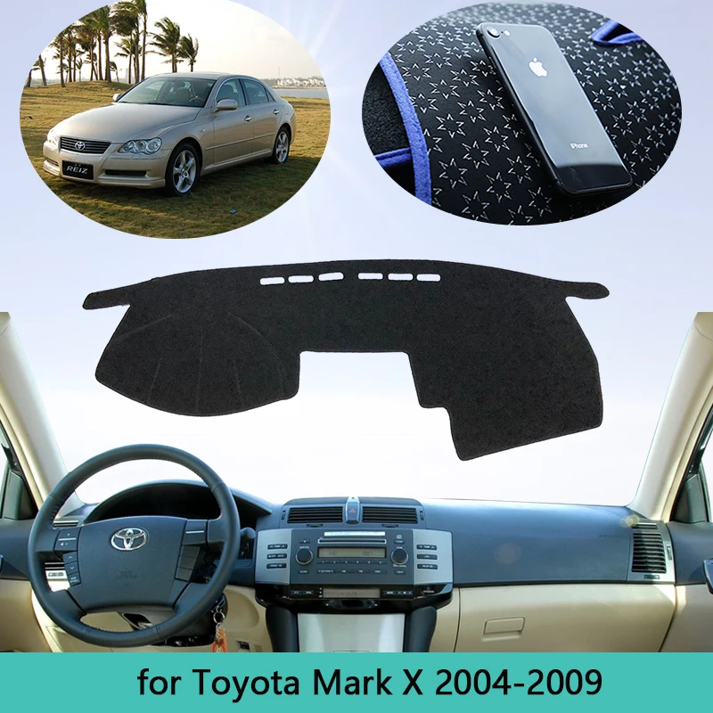 Противоскользящий коврик для приборной панели Toyota Mark X X120 120 2004 ~ 2009, коврик для защиты от солнца, грязные автомобильные аксессуары 2005
Противоскользящий коврик для приборной панели Toyota Mark X X120 120 2004 ~ 2009, коврик для защиты от солнца, грязные автомобильные аксессуары 2005