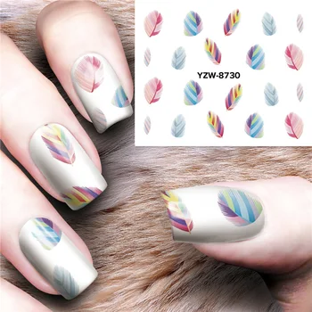 1 Sheet Fashion Nail Sticker Nail Decorations Art Tips Feather Water Transfers for Ladies Feather Decals Nail Art Tools Mk231
1 Sheet Fashion Nail Sticker Nail Decorations Art Tips Feather Water Transfers for Ladies Feather Decals Nail Art Tools Mk231