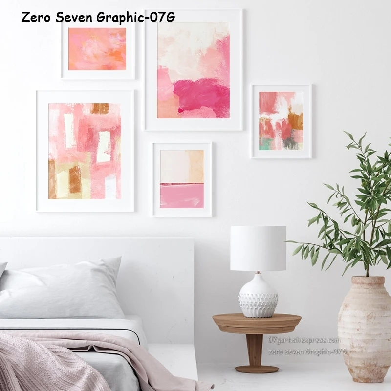 Romantic Pink Abstract Brush Painting Art Canvas Posters And Prints Pictures For Modern Home Living Room Salon Decoration
Romantic Pink Abstract Brush Painting Art Canvas Posters And Prints Pictures For Modern Home Living Room Salon Decoration
