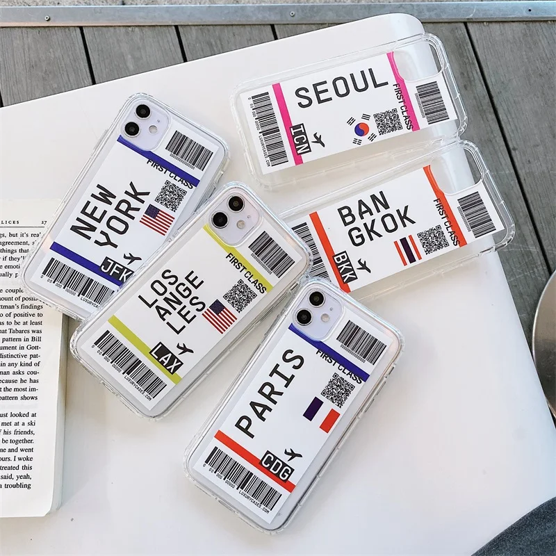Cute FIRST CLASS PLANE TICKET Phone Case For iPhone 11Pro Max 7 8 Plus X XR XS Max Flight Ticket Letter Soft Silicone Back Cover
Cute FIRST CLASS PLANE TICKET Phone Case For iPhone 11Pro Max 7 8 Plus X XR XS Max Flight Ticket Letter Soft Silicone Back Cover