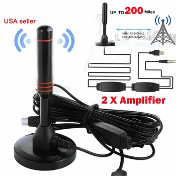 200 Miles 1080P HD TV Antenna HDTV 25DB Indoor Digital Antenna Aerial Booster For DVB-T Antenna TV HD DVB-T2 Radio TV Aerial
200 Miles 1080P HD TV Antenna HDTV 25DB Indoor Digital Antenna Aerial Booster For DVB-T Antenna TV HD DVB-T2 Radio TV Aerial