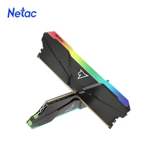 Netac DDR4 RGB Ram Memory 8GB x2 Dual Channel 3200MHz XMP 2.0 Heat sink DIMM DDR4 Memoria for Intel AMD Desktop Netac DDR4 RGB Ram Memory 8GB x2 Dual Channel 3200MHz XMP 2.0 Heat sink DIMM DDR4 Memoria for Intel AMD Desktop