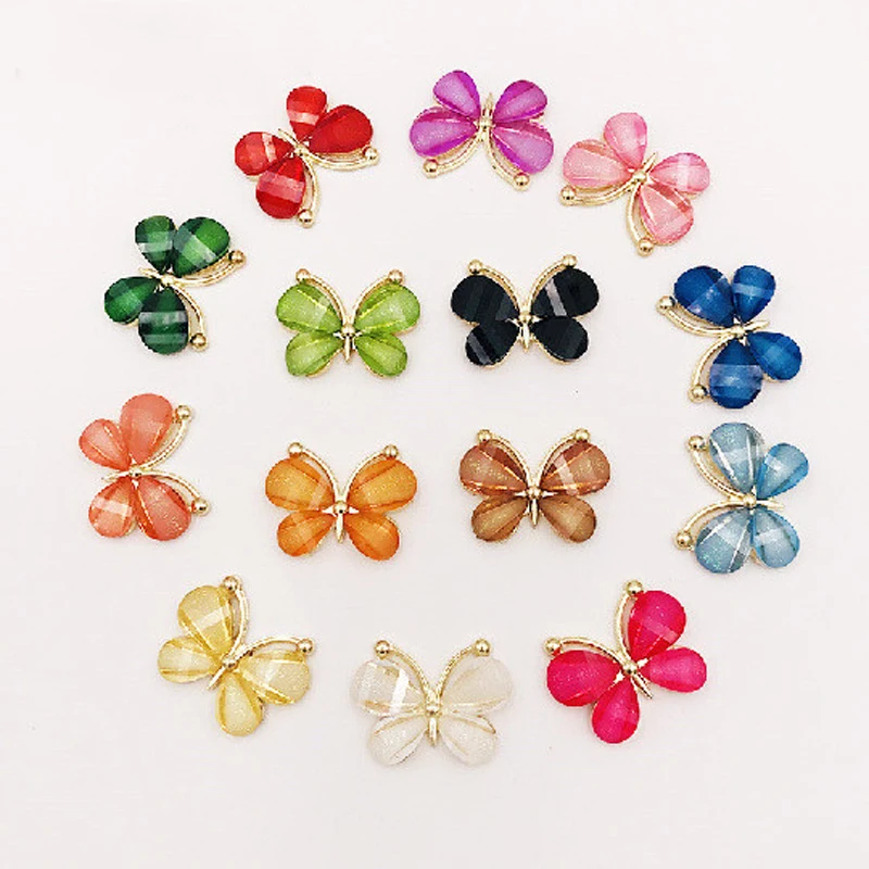 10pcs/lot Crystal Butterfly Rhinestone Buttons for Craft Wedding Invitation Card DIY Girl Hair Bowknot Metal Decorative Buttons
10pcs/lot Crystal Butterfly Rhinestone Buttons for Craft Wedding Invitation Card DIY Girl Hair Bowknot Metal Decorative Buttons