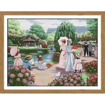 Outing Cross Stitch Spring Scenery Embroidery CrossStitch Set 14ct11ct Count Printing Canvas Stitching Embroidery DIY Needlework
Outing Cross Stitch Spring Scenery Embroidery CrossStitch Set 14ct11ct Count Printing Canvas Stitching Embroidery DIY Needlework