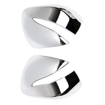 Car Rearview Side Wing Mirror Cover for Hyundai IX45 Santa Fe 2013 2014 2015 Exterior Molding Trim ABS Chrome