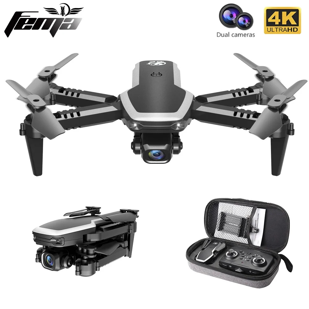 FEMA Mini Drone With Dual Camera 4K Pro Wifi Fpv Optical flow height hold 1080P Professional RC Quadcopter Dron Toy
FEMA Mini Drone With Dual Camera 4K Pro Wifi Fpv Optical flow height hold 1080P Professional RC Quadcopter Dron Toy