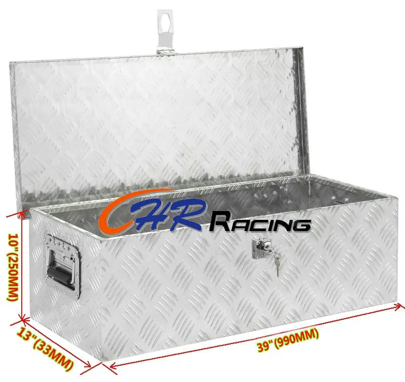 39"X13"X10" BLACK ALUMINUM PICKUP TRUCK TRUNK BED TOOL BOX TRAILER STORAGE+LOCK
39"X13"X10" BLACK ALUMINUM PICKUP TRUCK TRUNK BED TOOL BOX TRAILER STORAGE+LOCK