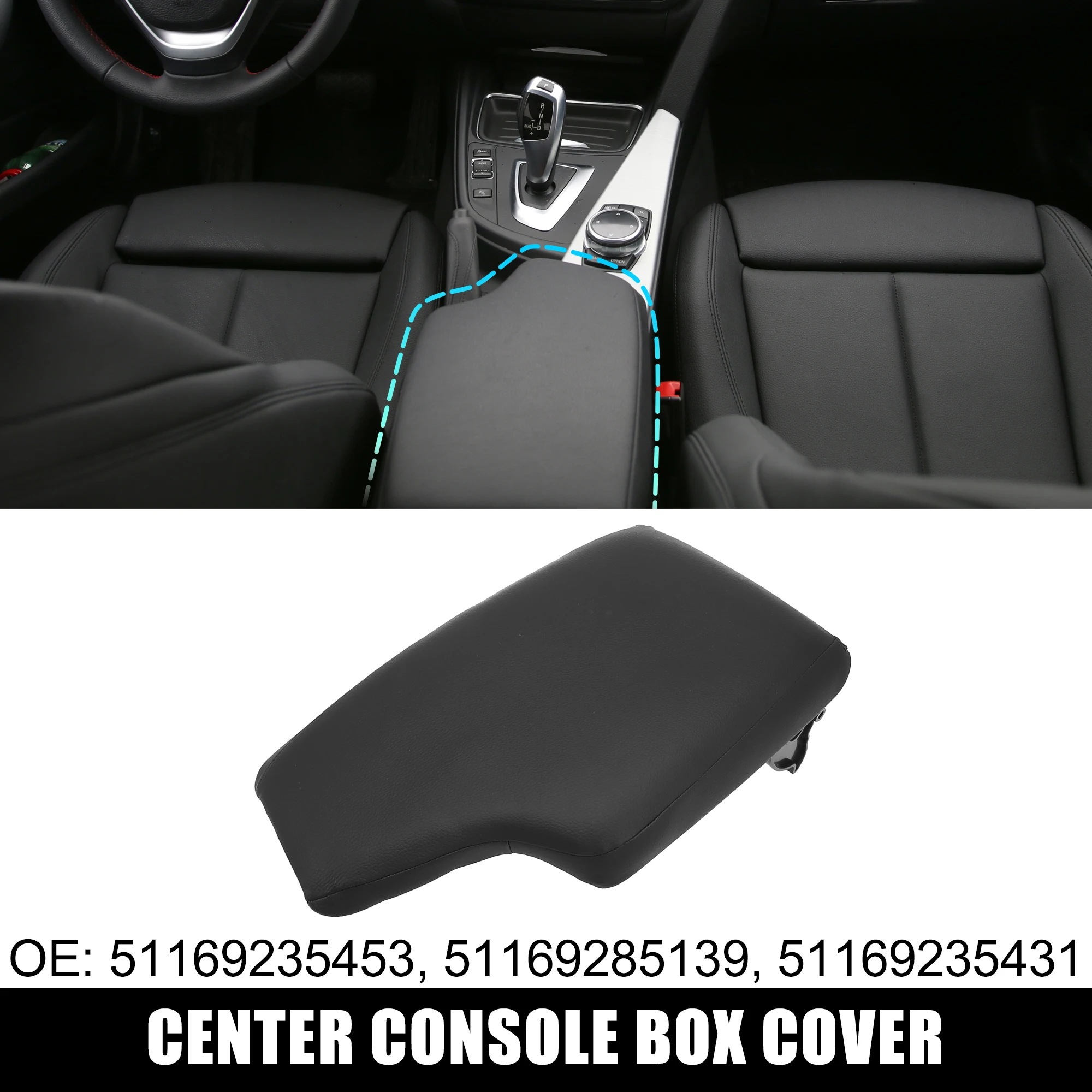 X Autohaux Car Center Console Box Cover Armrest Replacement Black 51169285139 51169235431 for BMW 3 Series F30 328i 2012-2016
X Autohaux Car Center Console Box Cover Armrest Replacement Black 51169285139 51169235431 for BMW 3 Series F30 328i 2012-2016