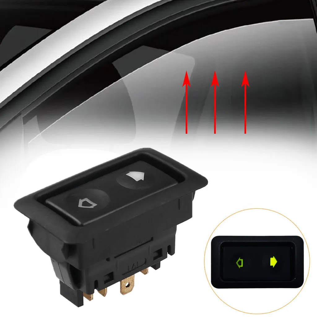 Universal Auto Car Power Window Glass Switch 6Pin 12V 24V ON/OFF SPST Rocker Window Console Control Power Switch Push Buttons
Universal Auto Car Power Window Glass Switch 6Pin 12V 24V ON/OFF SPST Rocker Window Console Control Power Switch Push Buttons
