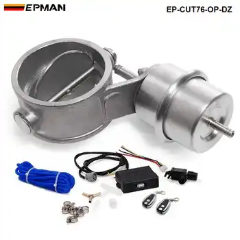 Exhaust Control Valve Set Cutout 3" 76mm Pipe OPEN Style With Vacuum Actuator with Wireless Remote Controller Set EP-CUT76-OP-DZ
Exhaust Control Valve Set Cutout 3" 76mm Pipe OPEN Style With Vacuum Actuator with Wireless Remote Controller Set EP-CUT76-OP-DZ