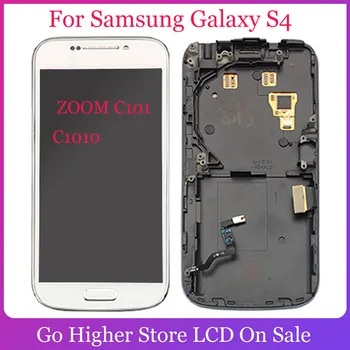 White For Samsung Galaxy S4 ZOOM C101 C1010 LCD Touch Screen Display Digitizer Assembly With Frame
White For Samsung Galaxy S4 ZOOM C101 C1010 LCD Touch Screen Display Digitizer Assembly With Frame