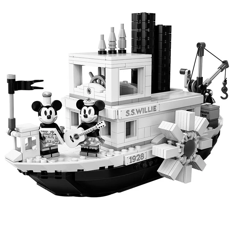 2019 New Steamboat Willie Movie Compatible with Legoinglys 21317 Building Blocks Bricks toys for children Gifts Kid Christmas
2019 New Steamboat Willie Movie Compatible with Legoinglys 21317 Building Blocks Bricks toys for children Gifts Kid Christmas