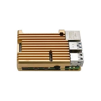 for Raspberry Pi 4 Model B 4GB RAM Support 2.4 / 5.0 GHz WIFI Bluetooth 5.0 with Aluminum CNC Alloy Protective Case(Gold)
for Raspberry Pi 4 Model B 4GB RAM Support 2.4 / 5.0 GHz WIFI Bluetooth 5.0 with Aluminum CNC Alloy Protective Case(Gold)