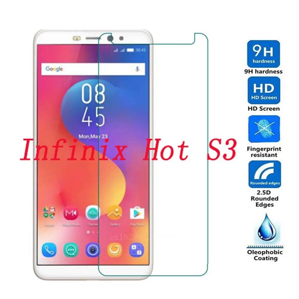 Smartphone 9H Tempered Glass for Infinix Hot S3 X573 5.65" Explosion-proof Protective Film Screen Protector cover phone
Smartphone 9H Tempered Glass for Infinix Hot S3 X573 5.65" Explosion-proof Protective Film Screen Protector cover phone