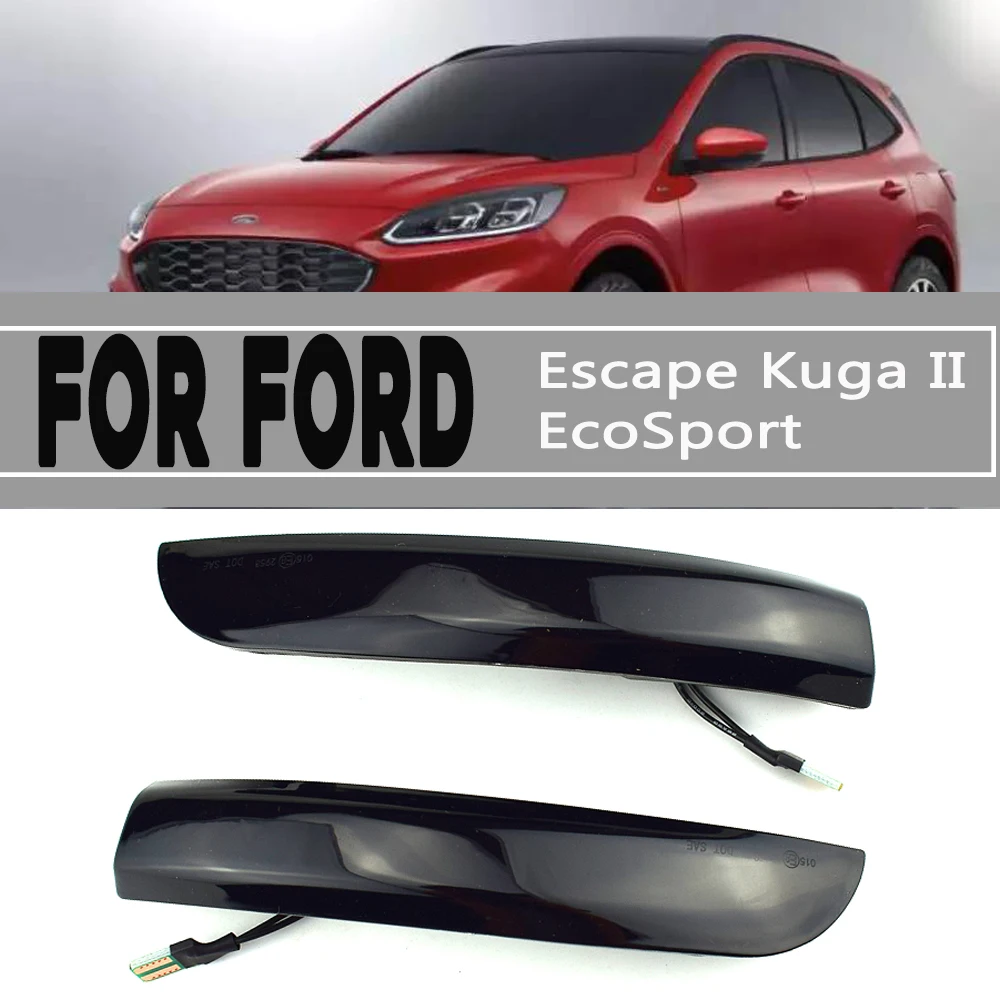 2pcs Dynamic Turn Signal Light LED Side Mirror Indicator Blinker Lamp For Ford Escape Kuga II EcoSport 2013 - 2019
2pcs Dynamic Turn Signal Light LED Side Mirror Indicator Blinker Lamp For Ford Escape Kuga II EcoSport 2013 - 2019
