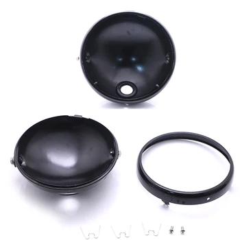 Motorcycle 7" Retro Headlight Cover Universal Scooter 7 Inch Vintage Black Headlamp Shell Motorbike Motor Front Light Covers
Motorcycle 7" Retro Headlight Cover Universal Scooter 7 Inch Vintage Black Headlamp Shell Motorbike Motor Front Light Covers