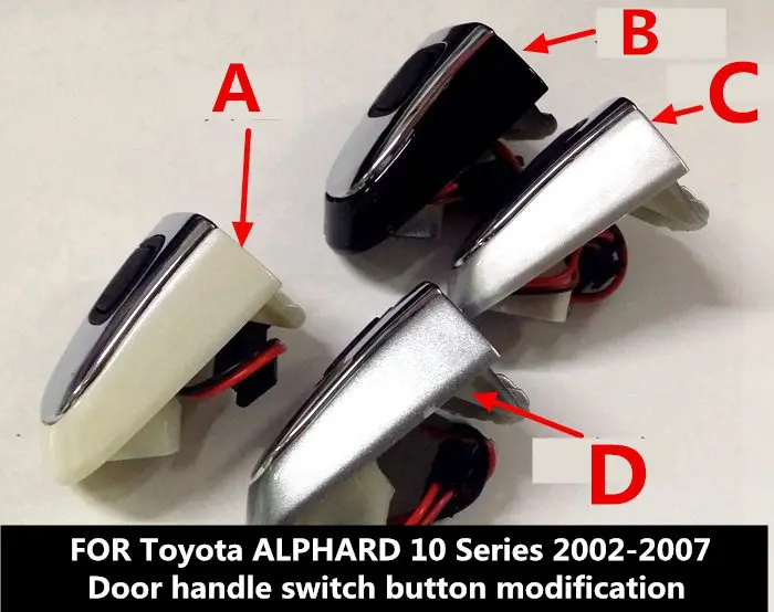 Кнопка переключения дверной ручки для Toyota ALPHARD 10 Series 2002-2007 ALPHARD, аксессуары для автоматического дверного контроллера
Кнопка переключения дверной ручки для Toyota ALPHARD 10 Series 2002-2007 ALPHARD, аксессуары для автоматического дверного контроллера