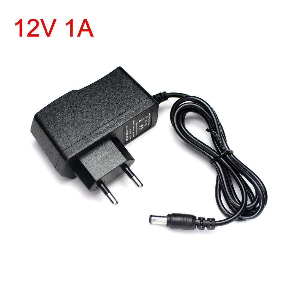 12V 1A Power Adapter AC DC Power Adapter Supply 220V To 5V EU US Plug Supply Charger For LED Strip Lamp
12V 1A Power Adapter AC DC Power Adapter Supply 220V To 5V EU US Plug Supply Charger For LED Strip Lamp