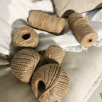 50M Natural Jute Twine Hemp Rope DIY Decor Handwork Craft Gift Packing Strings Gifts Christmas Party Supplies
50M Natural Jute Twine Hemp Rope DIY Decor Handwork Craft Gift Packing Strings Gifts Christmas Party Supplies