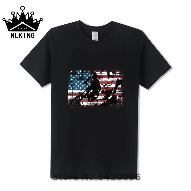 MTB Usa Mountainbike Downhill Ride Awesome T Shirt Size Over Basic Spring Autumn Designer Pictures Short Sleeve 2020 | Мужская одежда