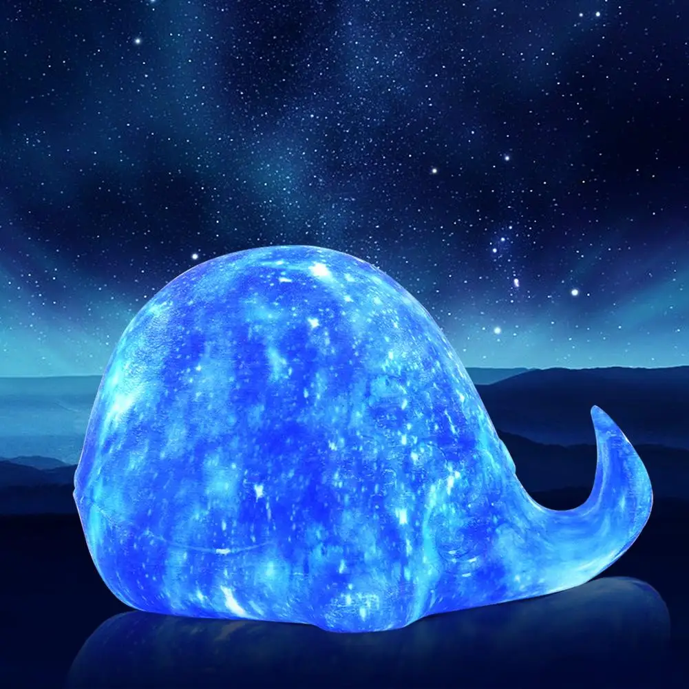 16 Colors 3D Printing Starry Sky Whale Lamp Colorful Change PLA Health and Environmental Protection 300 mA USB LED Night Light
16 Colors 3D Printing Starry Sky Whale Lamp Colorful Change PLA Health and Environmental Protection 300 mA USB LED Night Light