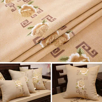 Linen fabric upholstery jacquard polyester fabrics sewing pillowcase cushion for embroidered patch
Linen fabric upholstery jacquard polyester fabrics sewing pillowcase cushion for embroidered patch